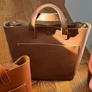 NWOT PLG chocolate mini crossbody